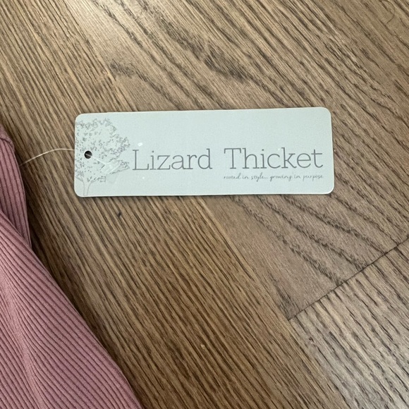 Dusty Rose Ribbed Tank Top. - Picture 4 of 5